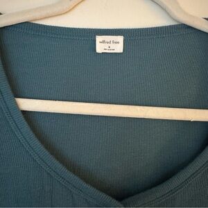 Aritzia Wilfred Free Teal Size M